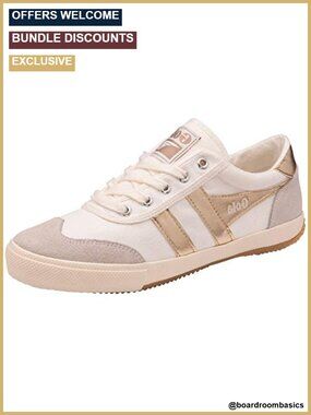 Women's Badminton Fashion Sneakers Low Top Canvas Lace-Up Athletic Shoe